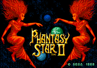 Заставка игры Phantasy Star II